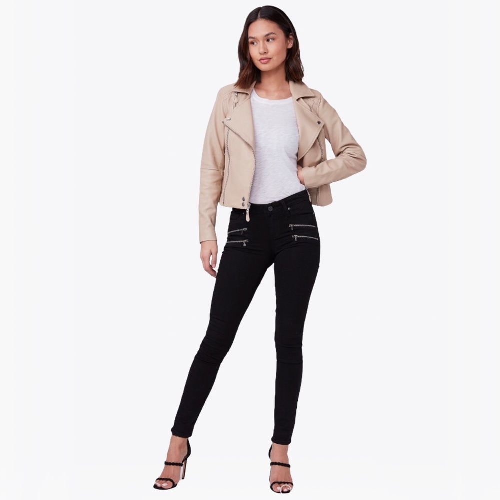 PAIGE Edgemont Moto Skinny Women’s Jeans - Size: 26 - Picture 13 of 17